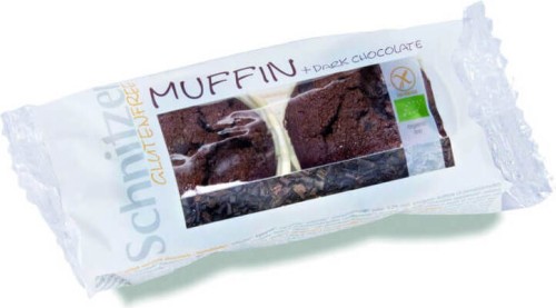 Glutenvrije muffins met pure chocolade BIO 140 g Schnitzer