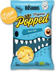 Corn chips with blue corn and sea salt gluten-free BIO 25 g BioSaurus