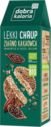 CRISPBREAD WITH COCOA GRAINS BIO 65 g - DOBRA KALORIA
