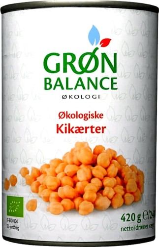 PICKLED CHICKPEAS BIO 420 g - GRON BALANCE