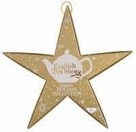 Service à thé de Noël Gold Star 6x2g BIO 12 g English Tea Shop