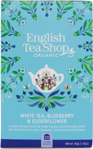 White tea with wild lilac and blueberry 20x2 g BIO 40 g English Tea Shop