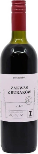 ZAKWAS Z BURAKÓW Z CHILI BEZGLUTENOWY BIO 700 ml - ZAKWASOWNIA