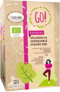 TEA GO! RELAX - HEALTHY SLEEP BIO 20 x 2,5 g - MIR-LEK