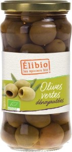 Green olives pitted 350g EKO Elibio