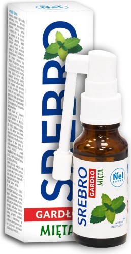 Colloïdaal zilver Keel 10 ppm spray 20 ml Nelfarma