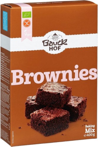 MIESZANKA DO PIECZENIA BROWNIE BEZGLUTENOWA  BIO 400 g - BAUCK HOF