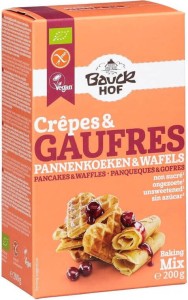 Mix voor het maken van wafels en pannenkoeken glutenvrij BIO 200 g - Bauck Hof