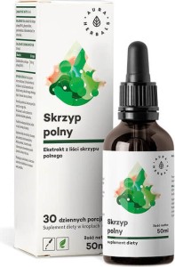 Extrait de feuille de prêle 500 mg 4: 1 gouttes 50ml Aura Herbals