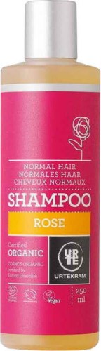 Shampooing à la rose pour cheveux normaux  BIO 250 ml Urtekram