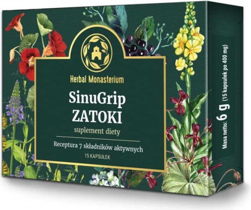 SinoGrip Zatoki 15 kapsułek Herbal Monasterium