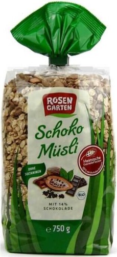 Muesli met BIO chocolade 750 g Rosengarten