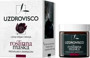 Rimpelverminderend gezichtsmasker zwarte tulp en zoethout 50 ml - Uzdrovisco