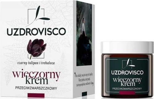 Anti-rimpel nachtcrème met zwarte tulp en trehalose 50 ml - Uzdrovisco