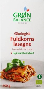 PASTA (VOLKOREN SEMOLINE) LASAGNE BIO 250 g - GRON BALANCE