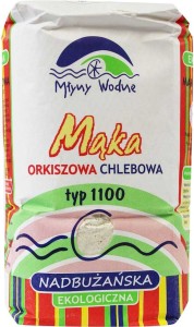 NADBUŻAŃSKA BREAD SPELLED FLOUR TYPE 1100 BIO 1 kg - MŁYNY WODNE (EKO OAZA)