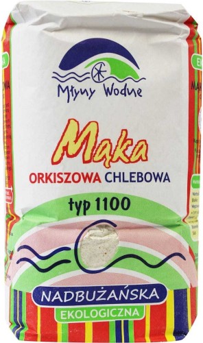 NADBUŻAŃSKA BREAD SPELLED FLOUR TYPE 1100 BIO 1 kg - MŁYNY WODNE (EKO OAZA)