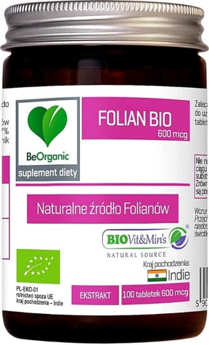 FOIL EXTRACT BIO 100 TABLETS (600 mcg) - BE ORGANIC