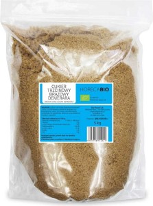 CUKIER TRZCINOWY BRĄZOWY DEMERARA BIO 5 kg - HORECA