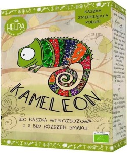 KAMELEON - MULTIGRAIN PORRIDGE WITH 8 WANDS OF TASTE (FREEZE-DRIED VEGETABLES AND FRUIT) BIO (300 g + 16 g) - HELPA