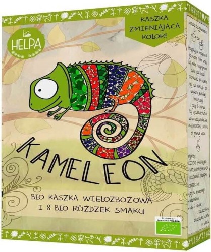 KAMELEON - MULTIGRAIN PORRIDGE WITH 8 WANDS OF TASTE (FREEZE-DRIED VEGETABLES AND FRUIT) BIO (300 g + 16 g) - HELPA