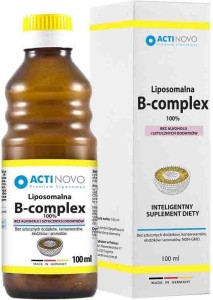 Liposomal vitamin B-complex 100% no alcohol 20 portions 100ml ActiNovo