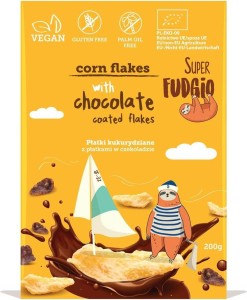 Cornflakes met chocoladevlokken BIO 200 g Super Fudgio