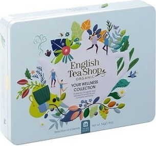 Vos thés Wellness Collection dans une boîte décorative BIO 54 g English Tea Shop