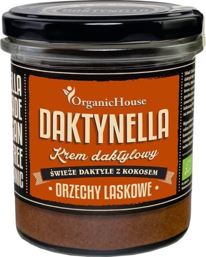 Daktynella hazelnoten - BIO dadelcrème 280 g OrganicHouse