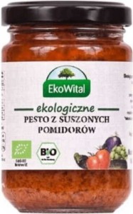 Zongedroogde tomatenpesto BIO 140 g Ekowital