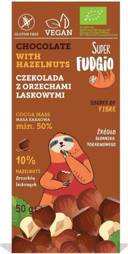 Czekolada z orzechami laskowymi BIO 50 g