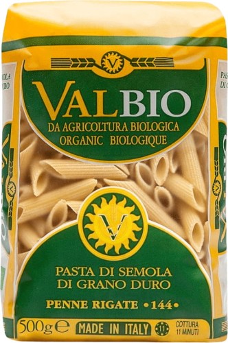 PASTA (SEMOLINE) PENNE RIGATE BIO 500 g - VALBIO