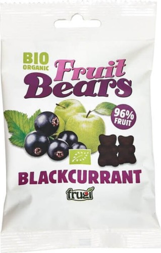 Gummies (BEARS) POMME-NOIR CURRANT SANS GLUTEN BIO 50 g - HOUSE OF DENMARK