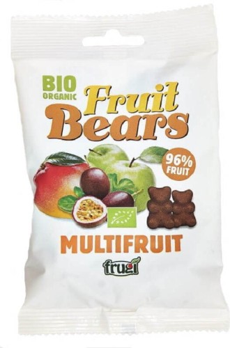 Gummies (OURS) MULTI-FRUITS SANS GLUTEN BIO 50 g - HOUSE OF DENMARK