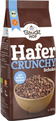 HAVERCRUNCHES MET CACAO-VRIJ BIO 325 g - BAUCK HOF