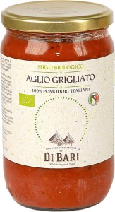 TOMATO SAUCE WITH GRILLED GARLIC BIO 680 g - PASTIFICIO DI BARI
