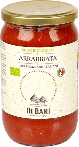 ARRABBIATA TOMATO SAUCE BIO 680 g - PASTIFICIO DI BARI