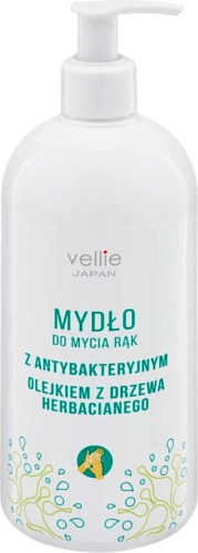 Antibacteriële handzeep met tea tree olie - pompje 500 ml Vellie Japan