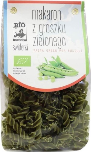 MAKARON Z GROSZKU ZIELONEGO ŚWIDERKI BIO 250 g - BIO EUROPA