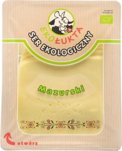 YELLOW PILLOWED CHEESE MAZURIAN SLICES BIO 125 g - EKO ŁUKTA