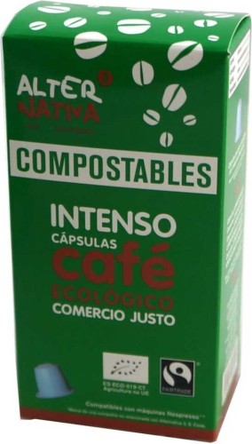 ARABICA KOFFIE / ROBUSTA FAIR TRADE BIO 10 CAPSULES VOOR NESPRESSO - ALTERNATIVA
