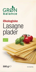 PÂTES DE LASAGNE (SEMOLINE) BIO 500 g - GRON BALANCE