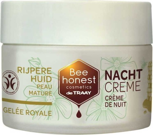 NACHTGEZICHTCRME MET BIJENMELK ECO RIJPE HUID 50 ml - BEE EERLIJK