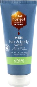 2in1 SHAMPOO EN DOUCHEGEL VOOR HEREN VERBENA EN HONING ECO 200 ml - BEE HONEST
