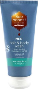 2in1 SHAMPOO EN DOUCHEGEL VOOR HEREN EUKALIPTUS EN ECO HONING 200 ml - BEE HONEST