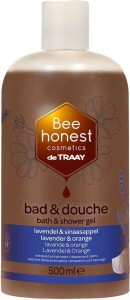 DOUCHE- EN BADGEL ONTSPANNENDE LAVENDEL EN ECO ORANJE 500 ml - BEE HONEST