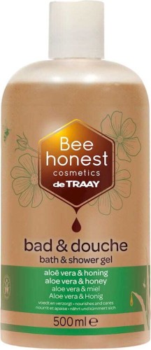 DOUCHE- EN BADGEL VOEDENDE ALO EN HONING ECO 500 ml - BEE HONEST