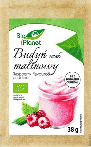 BUDYŃ O SMAKU MALINOWYM BIO 38 g - BIO PLANET