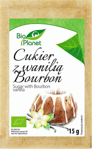 SUIKER MET VANILLE BOURBON BIO 15 g - BIO PLANET