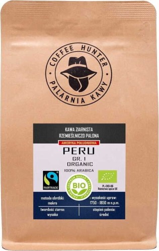 ARABICABONEN 100% PERU FAIR TRADE BIO 250 g - COFFEE HUNTER